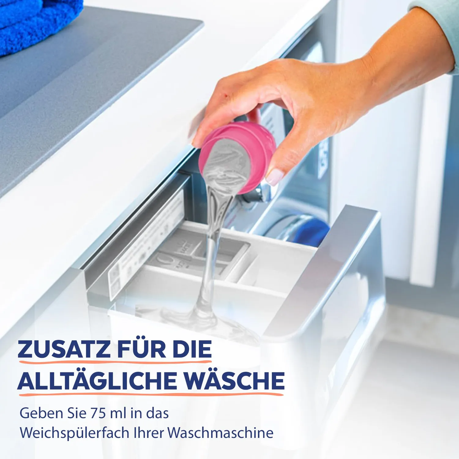 Sagrotan Sensitiv Wäsche-Hygienespüler 5x1,2 L duftfrei