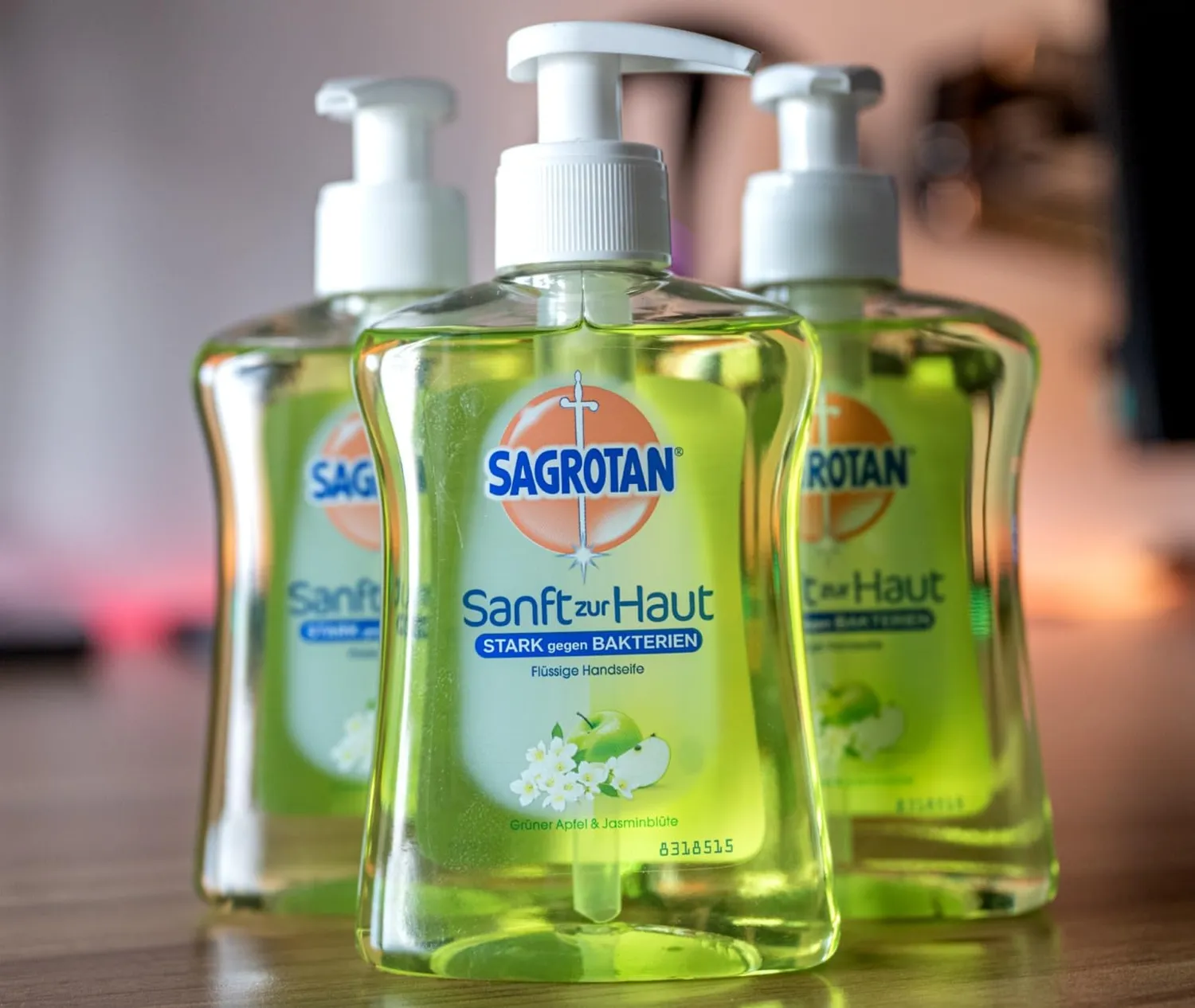 Sagrotan Blühende Apfelwiese Handseife 250ml Apfel feuchtigkeitsspendend