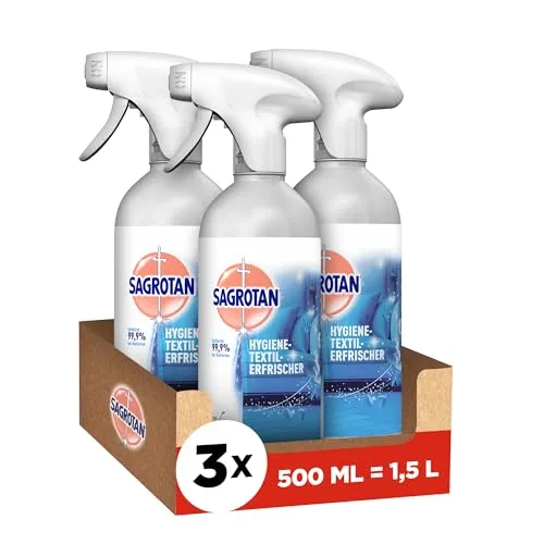 Sagrotan Frische Wäsche Textilerfrischer 3x500ml Geruchsneutral