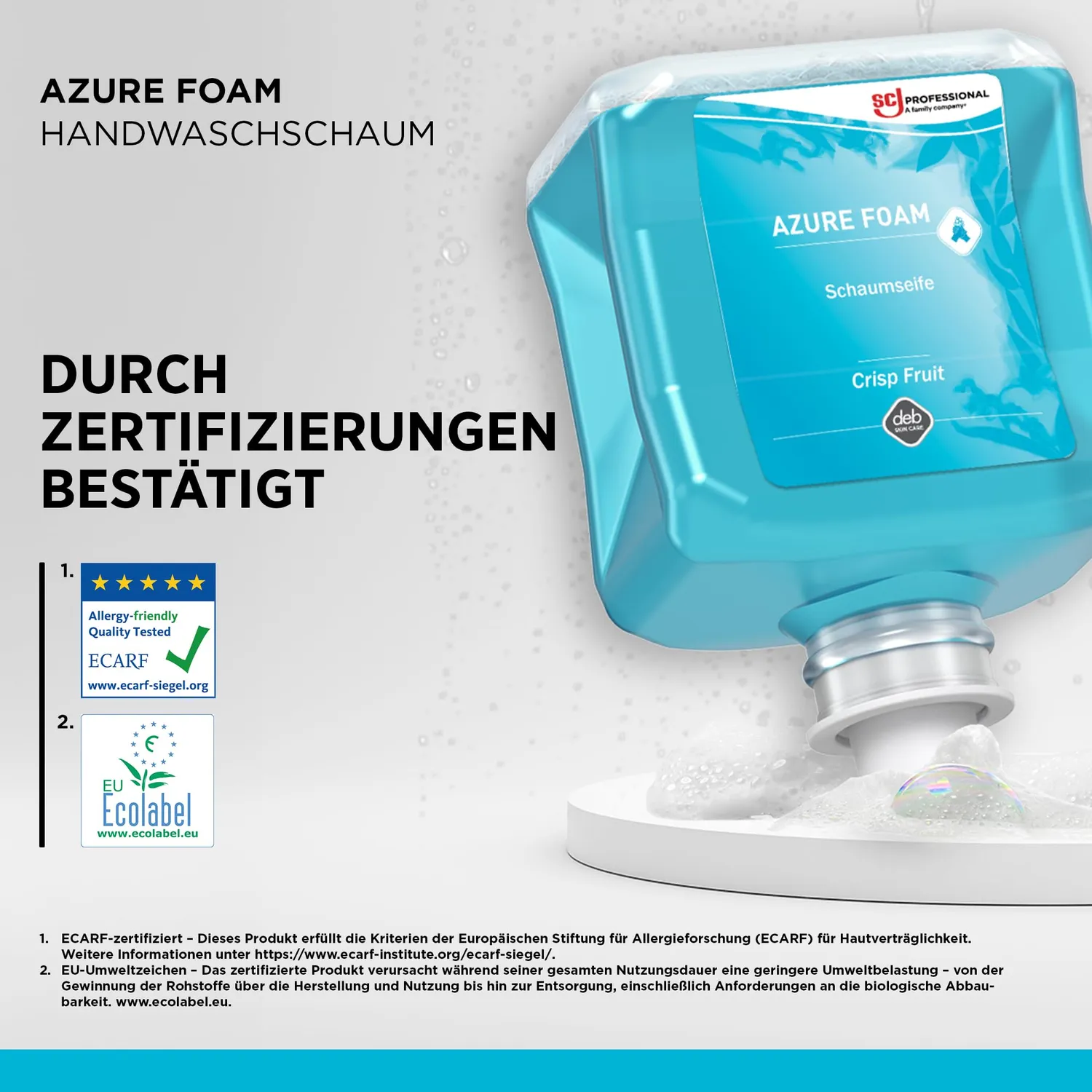 SC Johnson Refresh Azure Foam Schaumseife 2x1 L Set