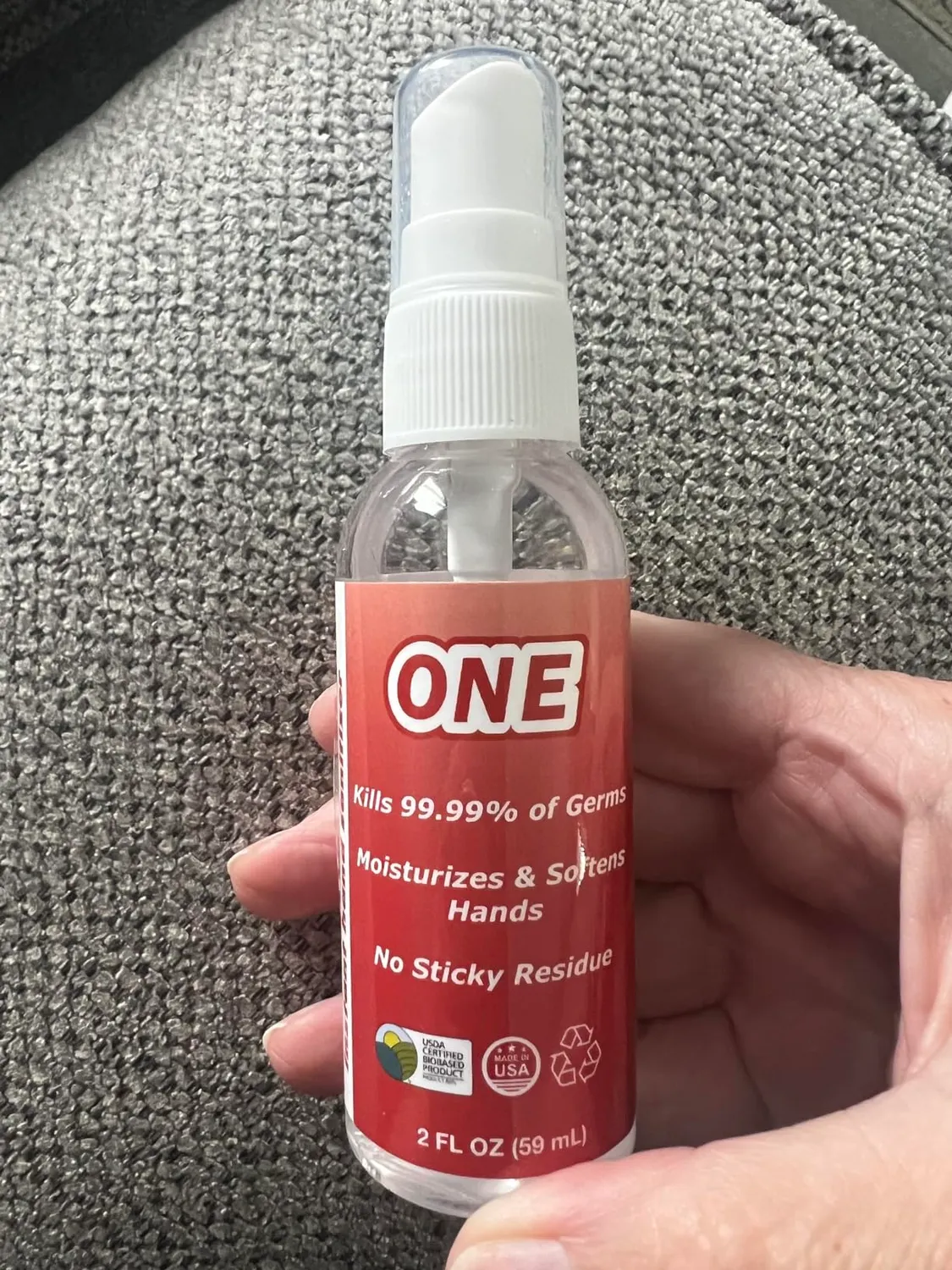 Germstar ONE Handdesinfektionsspray 6x59ml Spearmint 70% Alkohol