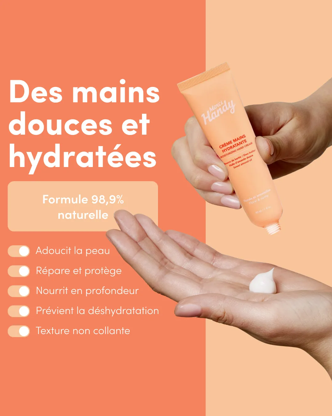 Merci Handy SUN Handcreme Tube trockene Hände