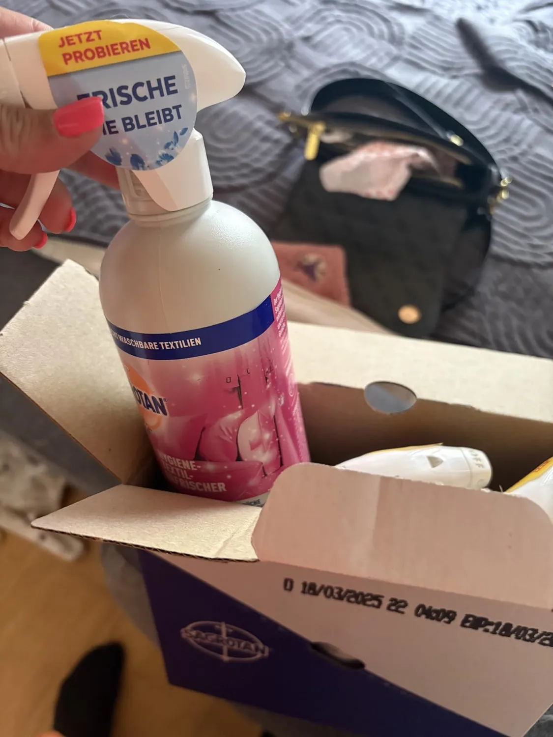 Sagrotan Wasserlilie Textilerfrischer 3x500ml langanhaltend
