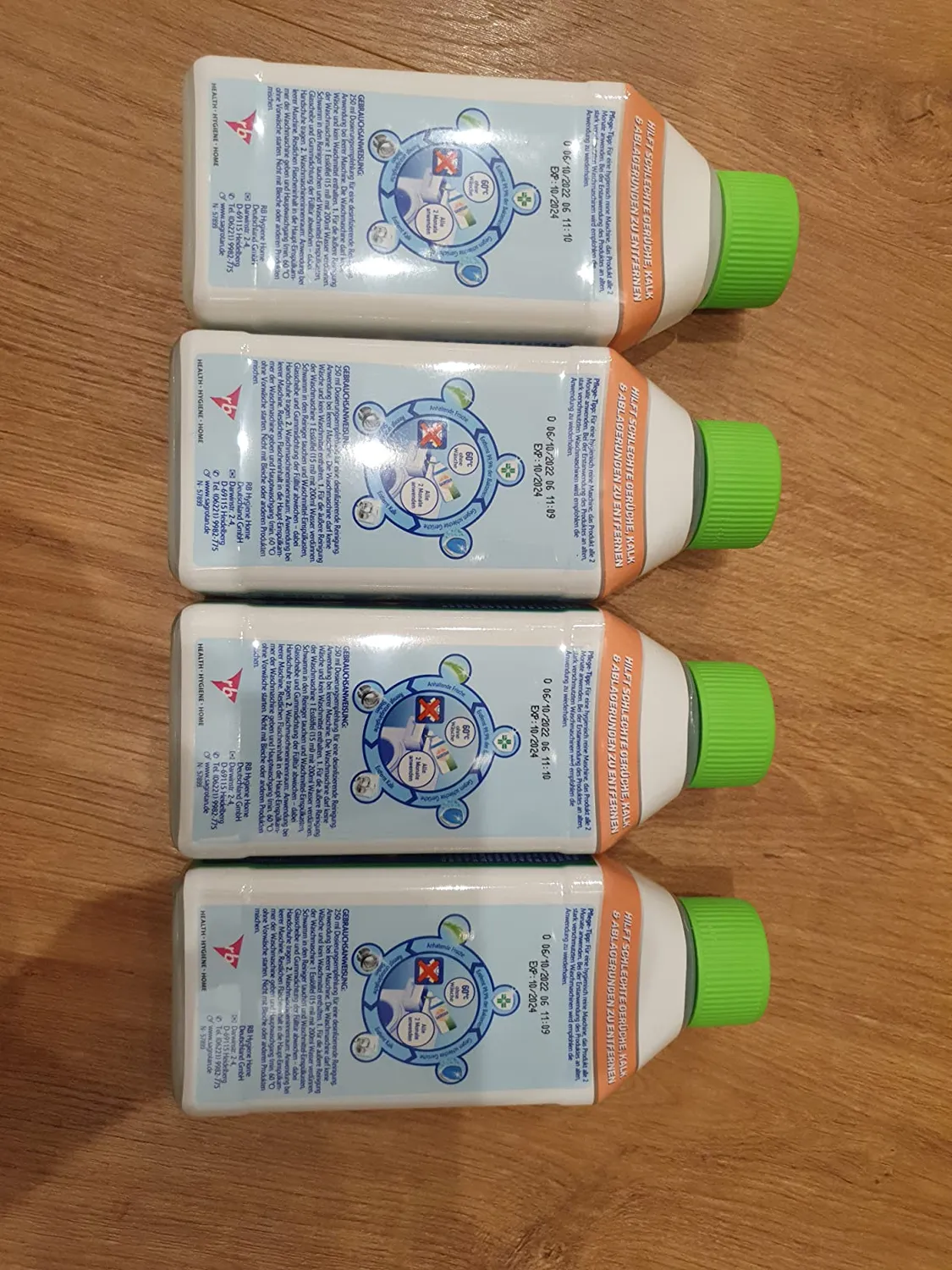 Sagrotan Waschmaschinen Hygiene-Reiniger Limette 4x250ml
