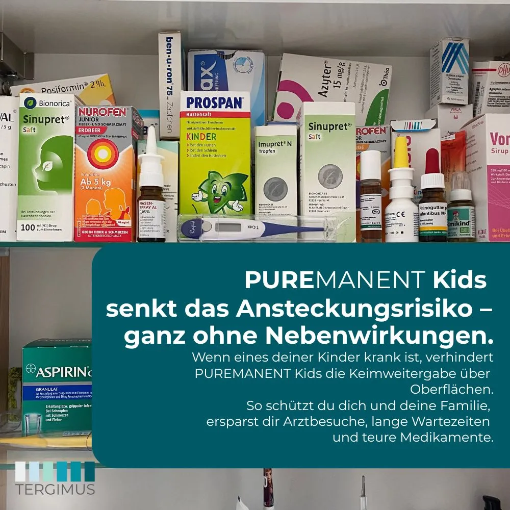 Puremanent Kids Desinfektionstücher Spenderbox alkoholfrei