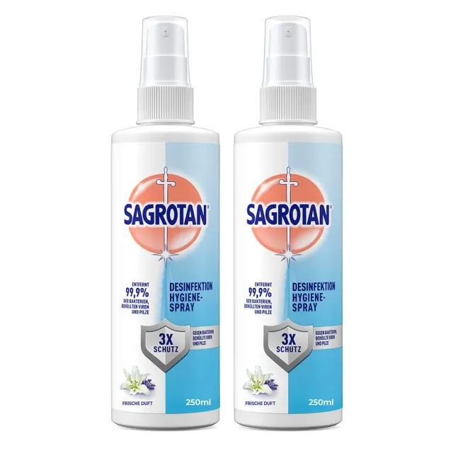 Sagrotan Hygiene Pumpspray 2x250ml gegen Bakterien Viren
