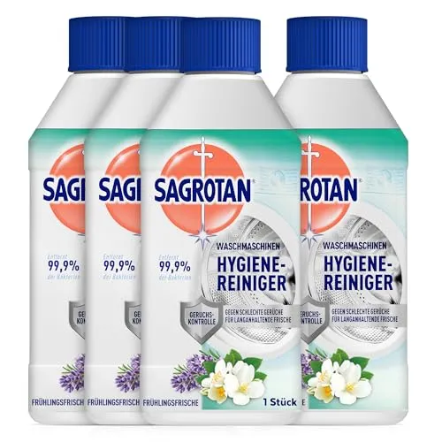 Sagrotan Waschmaschinen Hygiene-Reiniger Frühlingsfrische 4x250ml