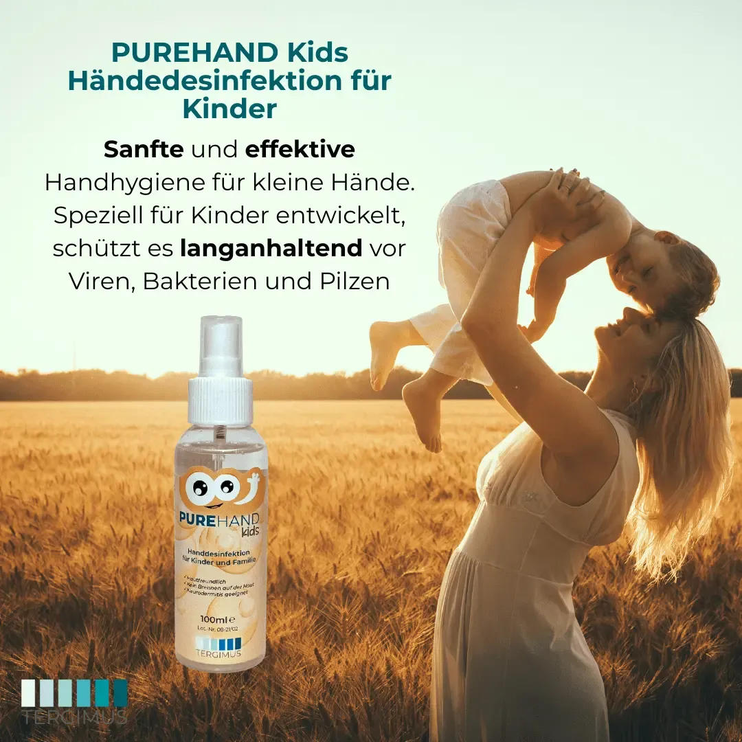 Purehand Kids Händedesinfektion 100 ml alkoholfrei