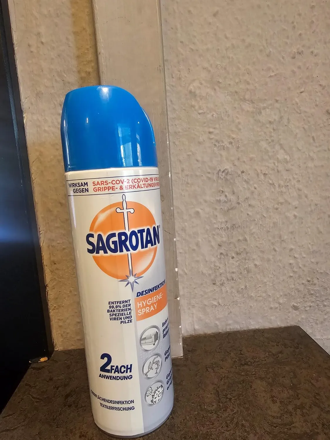 Sagrotan Hygiene Spray Desinfektionsspray 3x400ml frisch