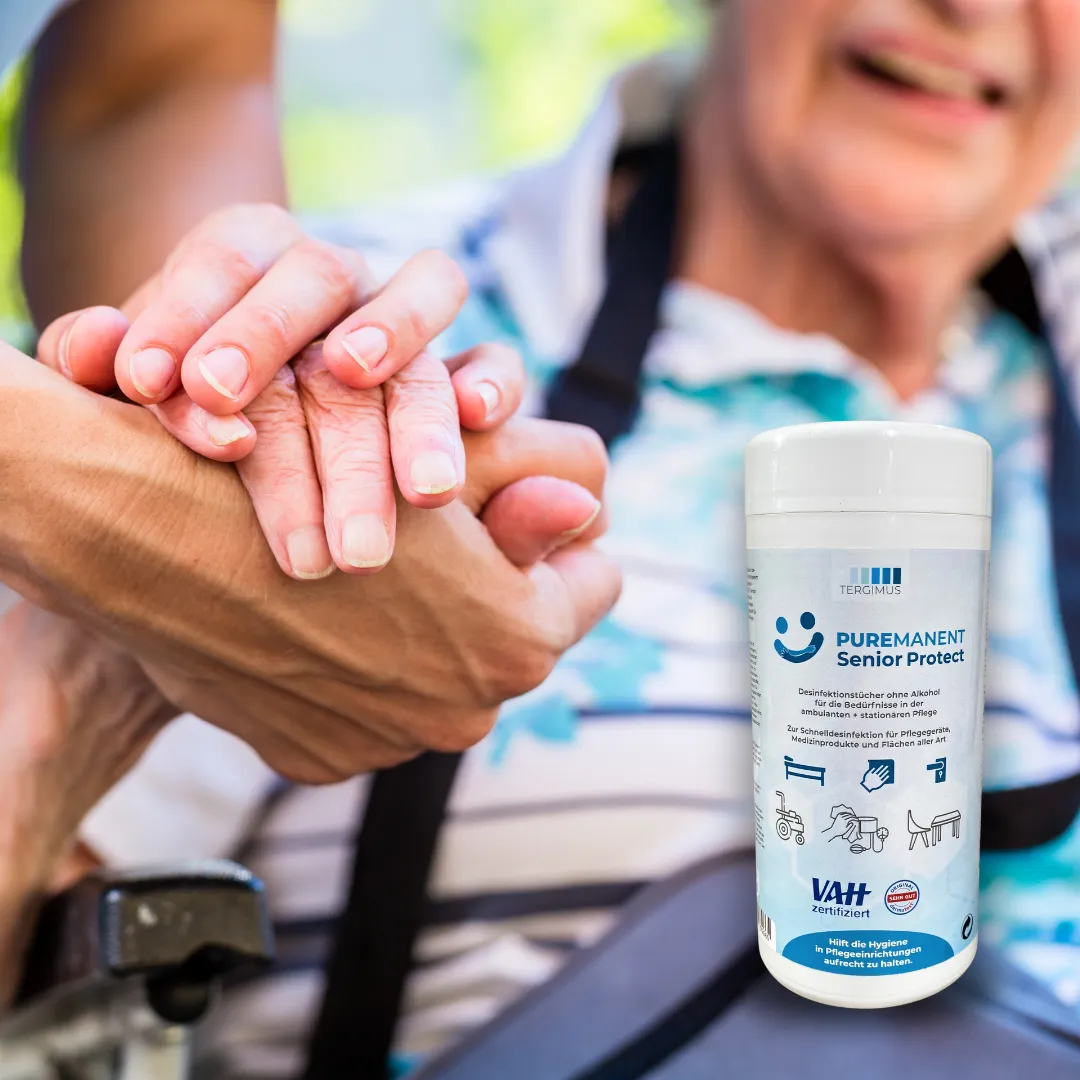 TERGIMUS PUREMANENT Senior Protect Tücher Spenderdose 24h