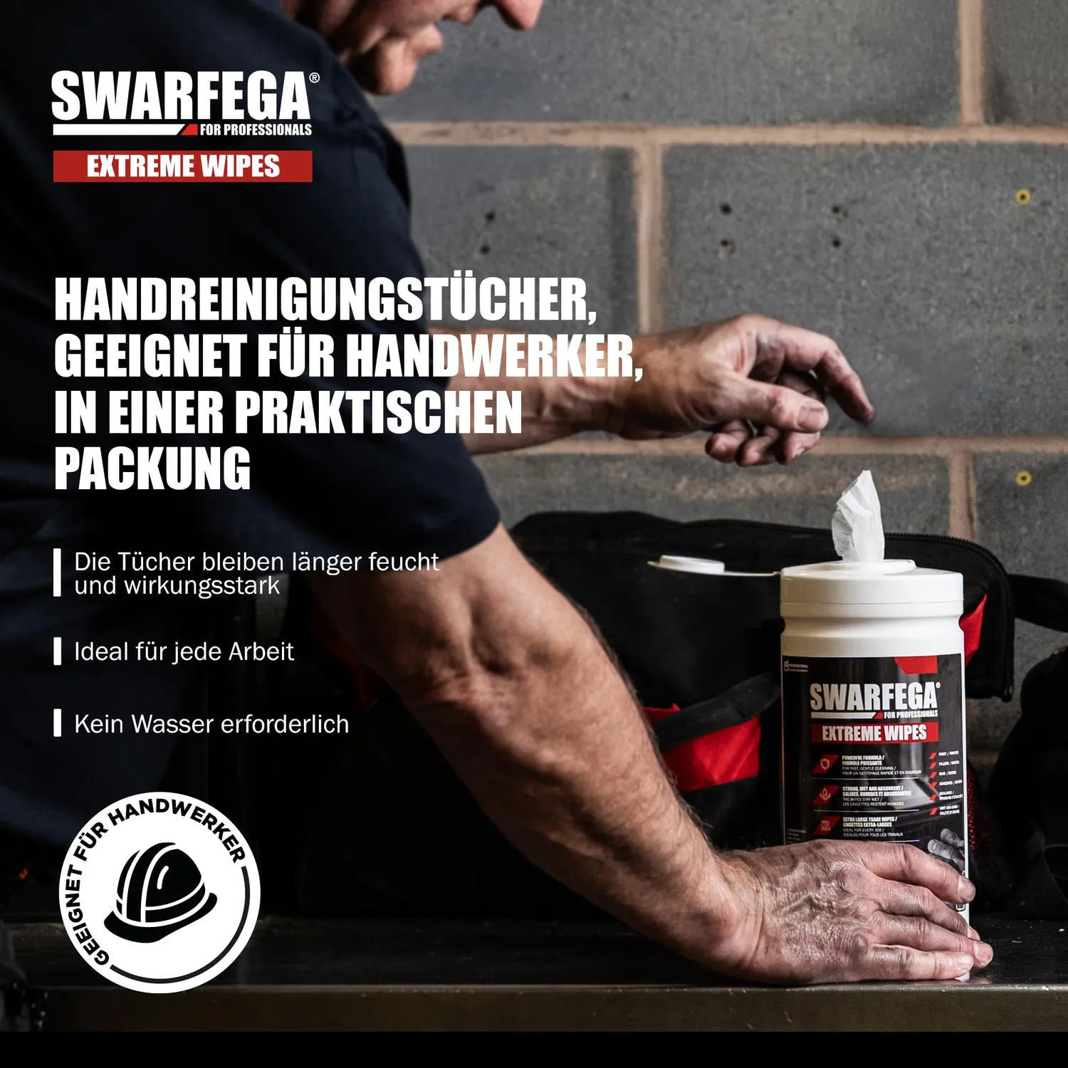 Swarfega Extreme Handreinigungstücher 70 Stück Farbe Schmutz