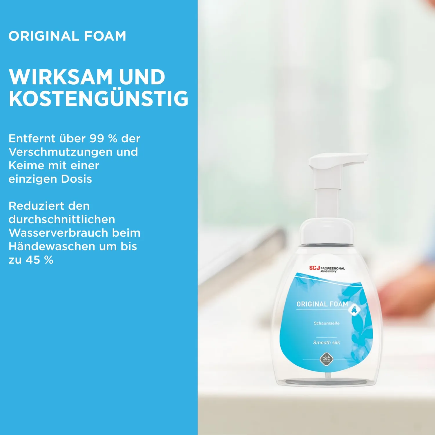 SC Johnson Refresh Original Foam Schaumseife 250 ml Seidenweich