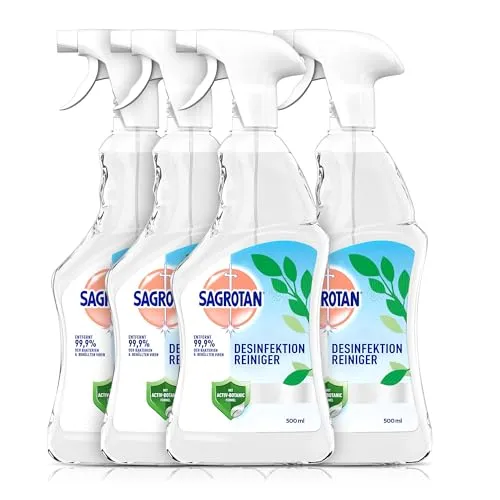 Sagrotan Desinfektions-Reiniger Spray 4x500ml ohne Bleiche