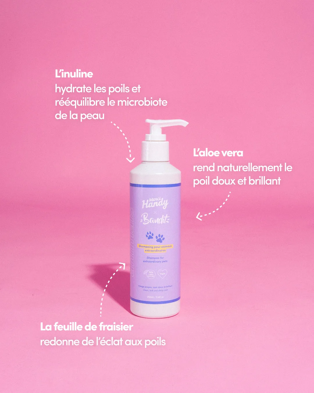 Merci Handy Bandit Tier-Shampoo Fellpflege Feigenduft