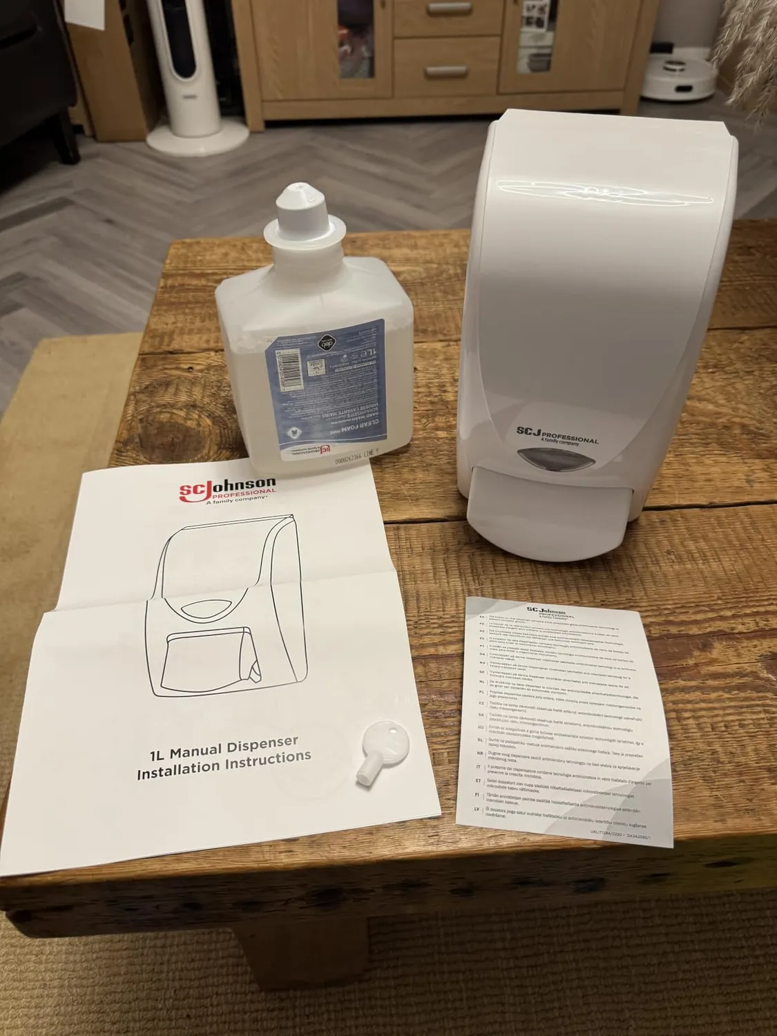 SC Johnson Clear Foam Pure Schaumseife 1L Starter-Set parfümfrei