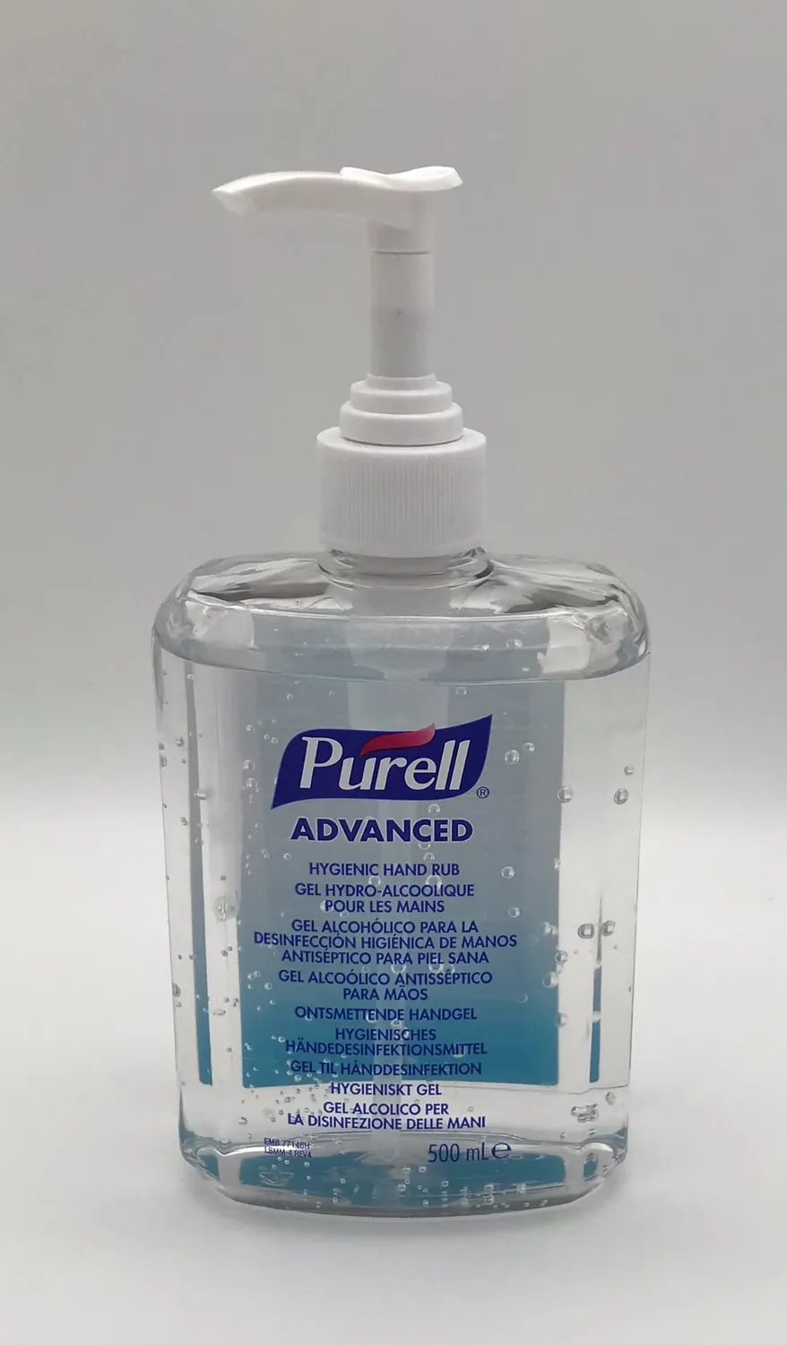 Purell Advanced Händedesinfektionsgel 500ml Pumpflasche unparfümiert