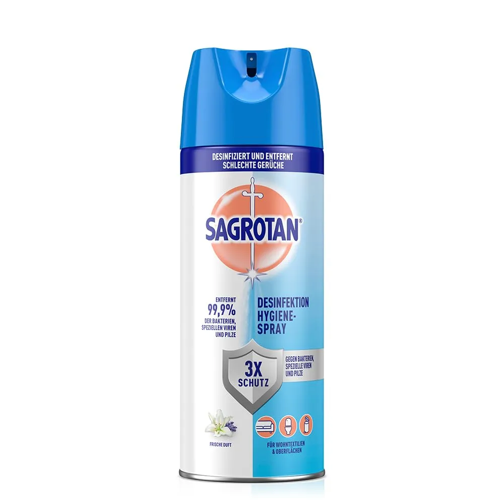 Sagrotan Hygiene Spray Desinfektionsspray 3x400ml frisch