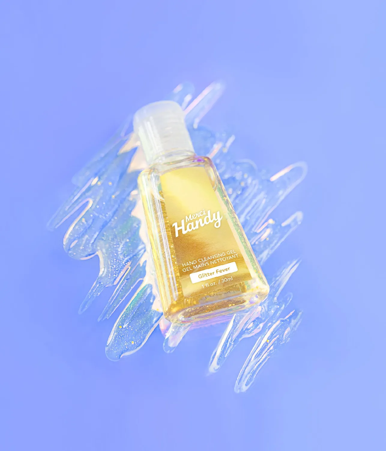 Merci Handy Glitter Fever Handgel blumig ohne Wasser