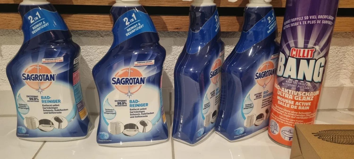 Sagrotan Küchen-Reiniger Zitrone Spray 4x750ml fettlösend
