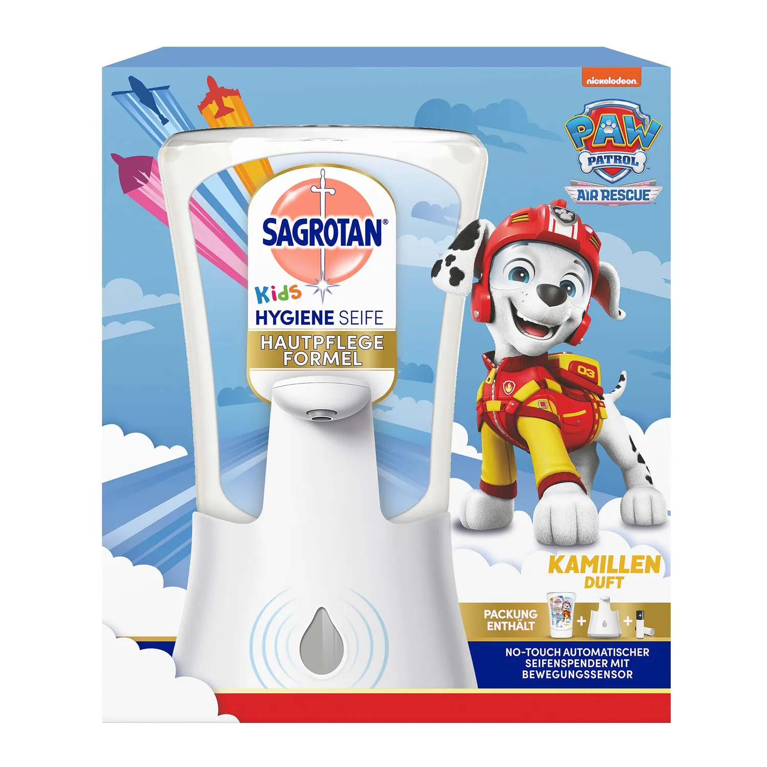 Sagrotan No-Touch Kids Seifenspender Starter-Set Kamille 250ml