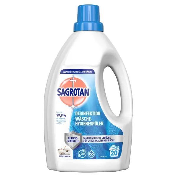 Sagrotan Hygienespüler 1,5L + Vanish Powerweiss 550g Set frisch