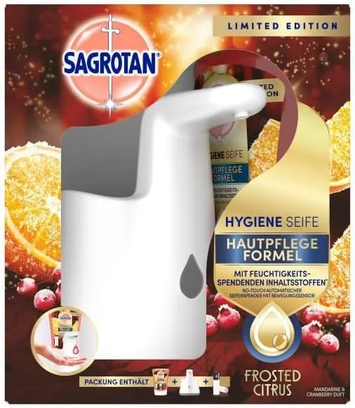 Sagrotan No-Touch Starter-Set Frosted Citrus Seife 250ml limitiert