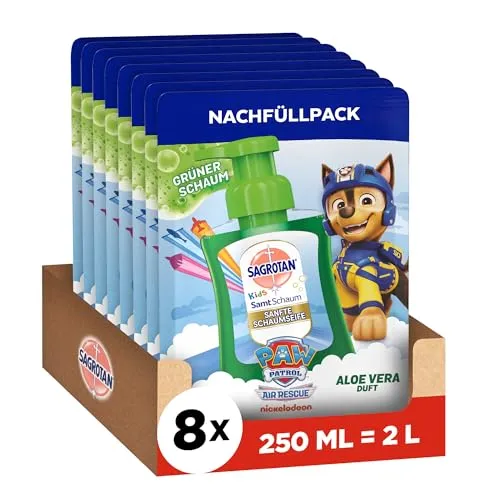 Sagrotan Kids Schaumseife Aloe Vera 8x250ml Paw Patrol