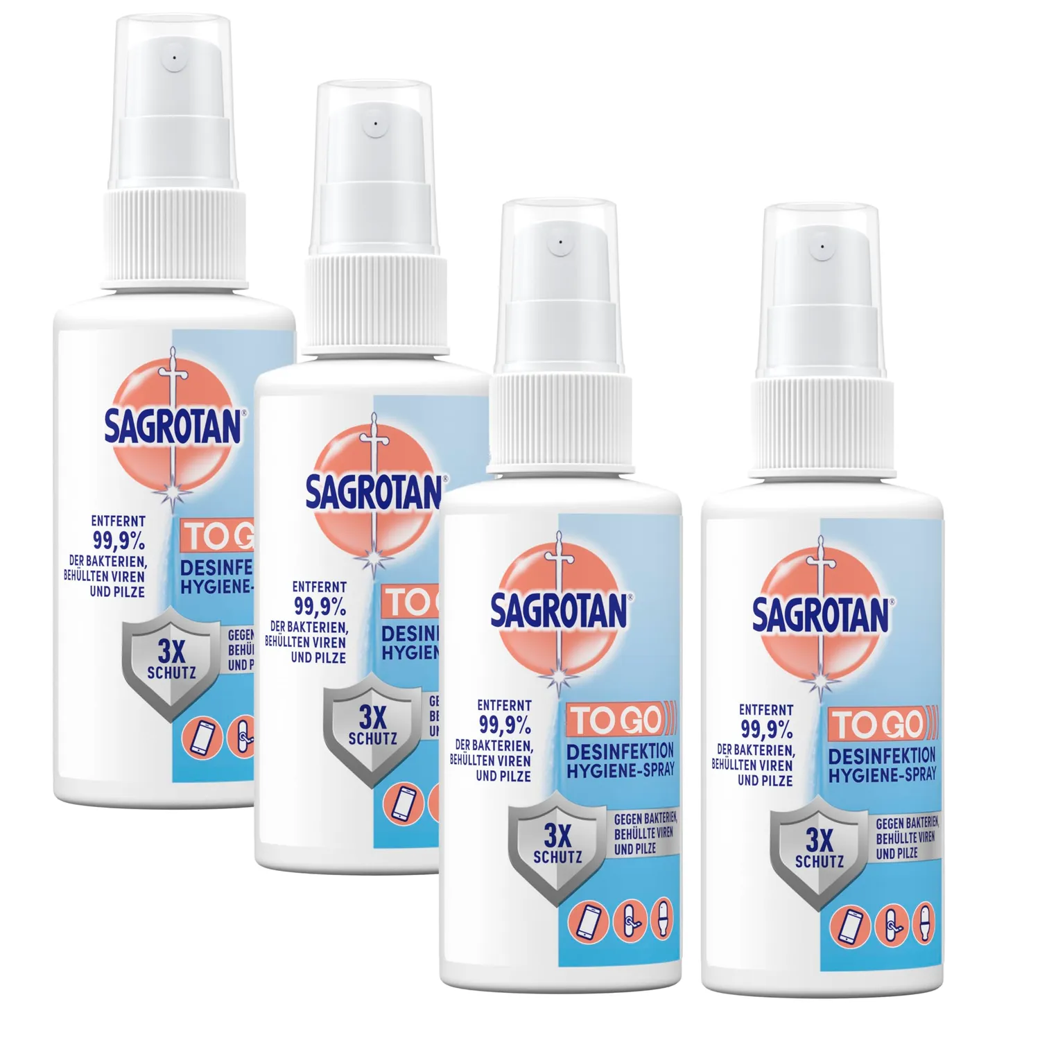 Sagrotan Hygiene Pumpspray Mini 100ml für unterwegs