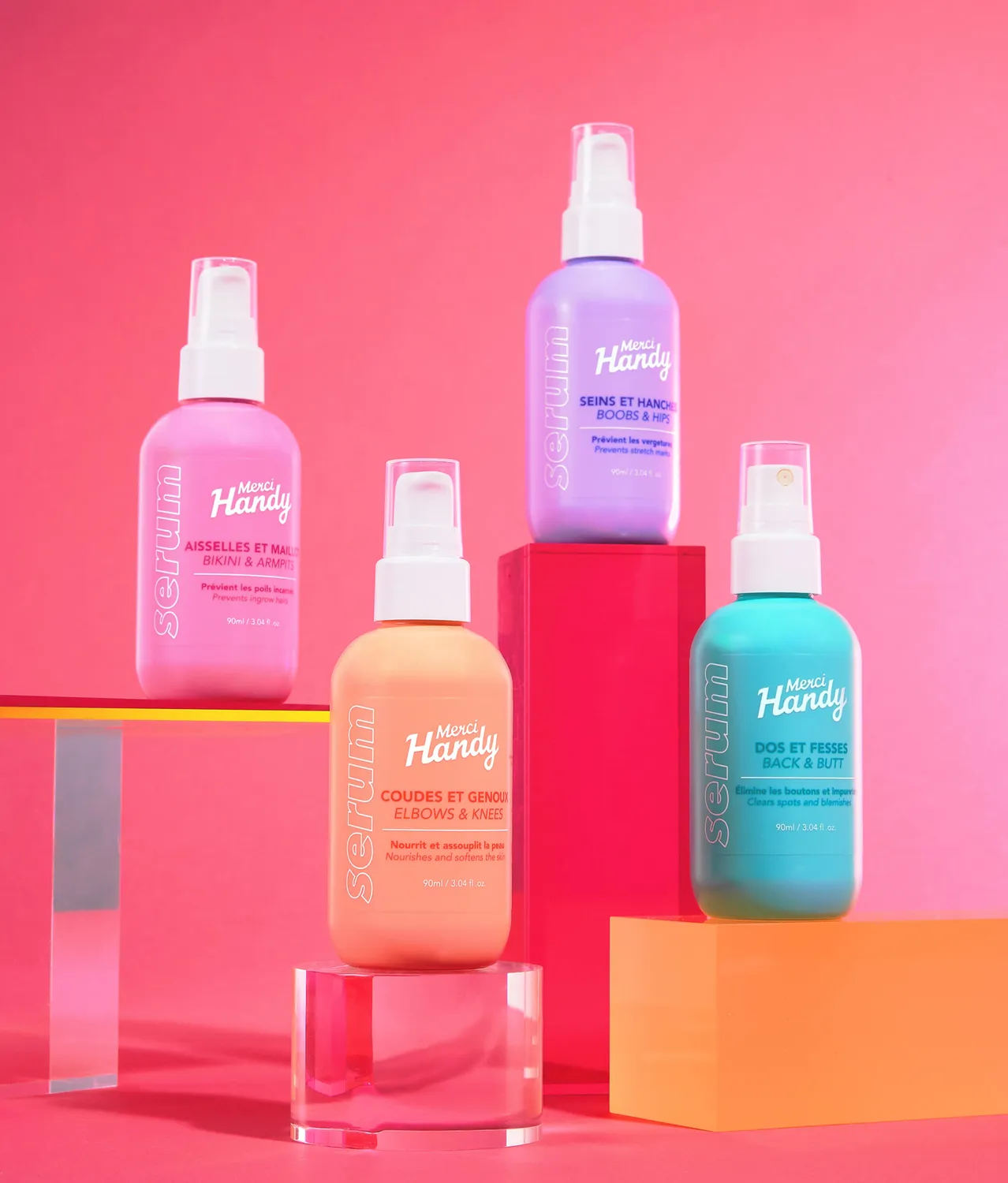 Merci Handy Boobs & Hips Body Serum Körperserum Öl-Trio