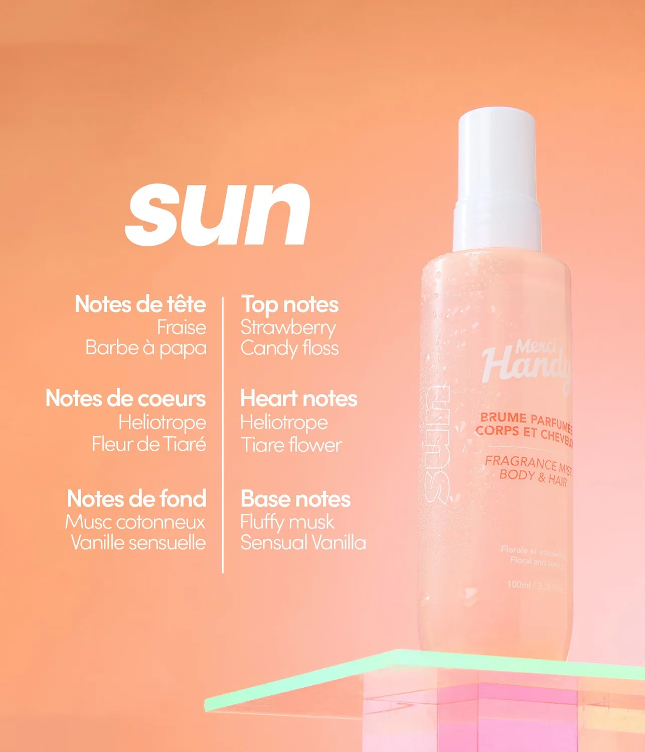 Merci Handy Sun Körper Haarspray Tiaré Vanille