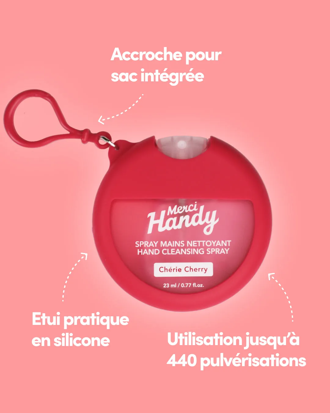Merci Handy Chérie Cherry Handreinigungsspray 23ml