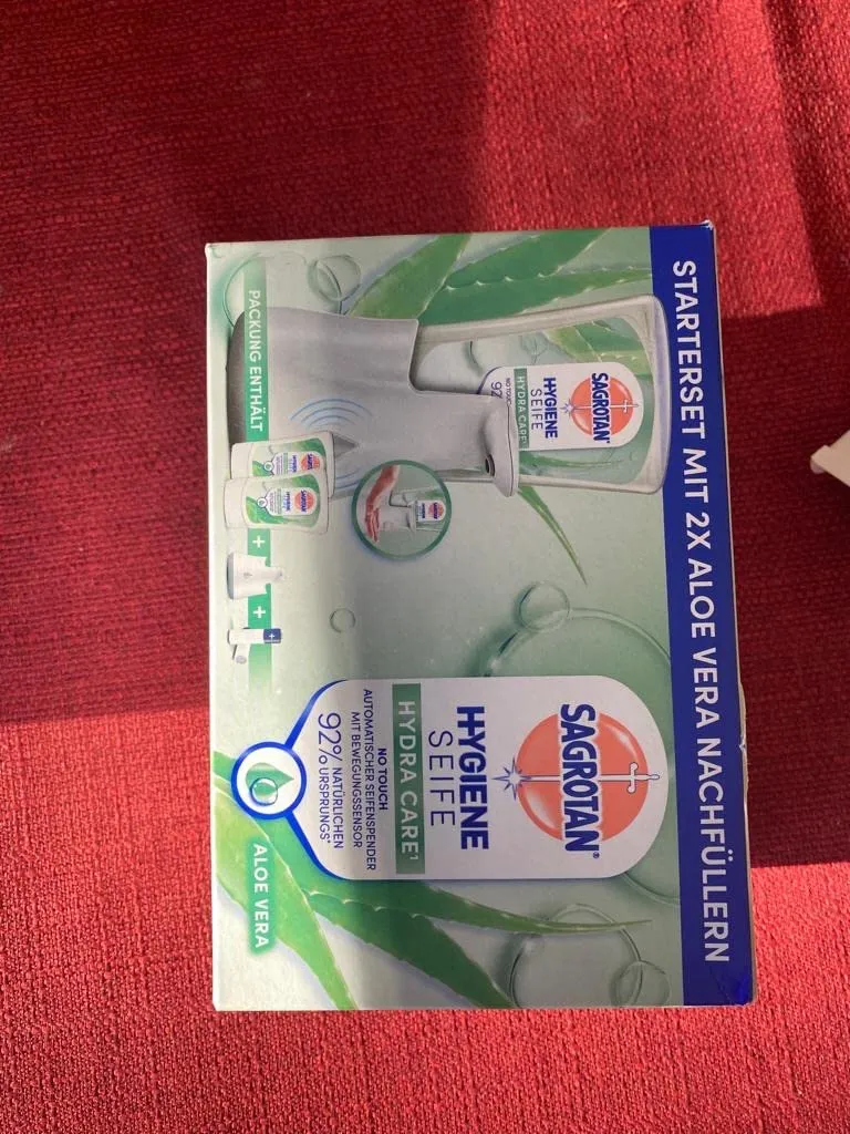 Sagrotan No-Touch Seifenspender Weiß Set 2x250ml Aloe Vera