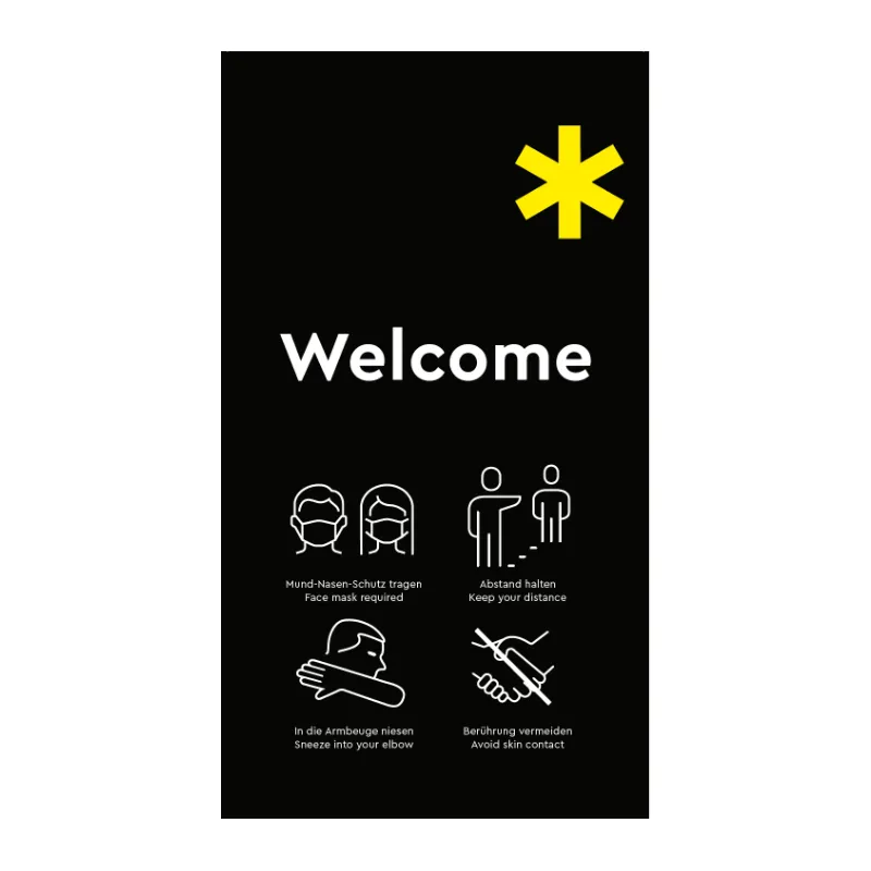hygn.me Station 3 Add-on Display Schwarz mit Wechselvorlage