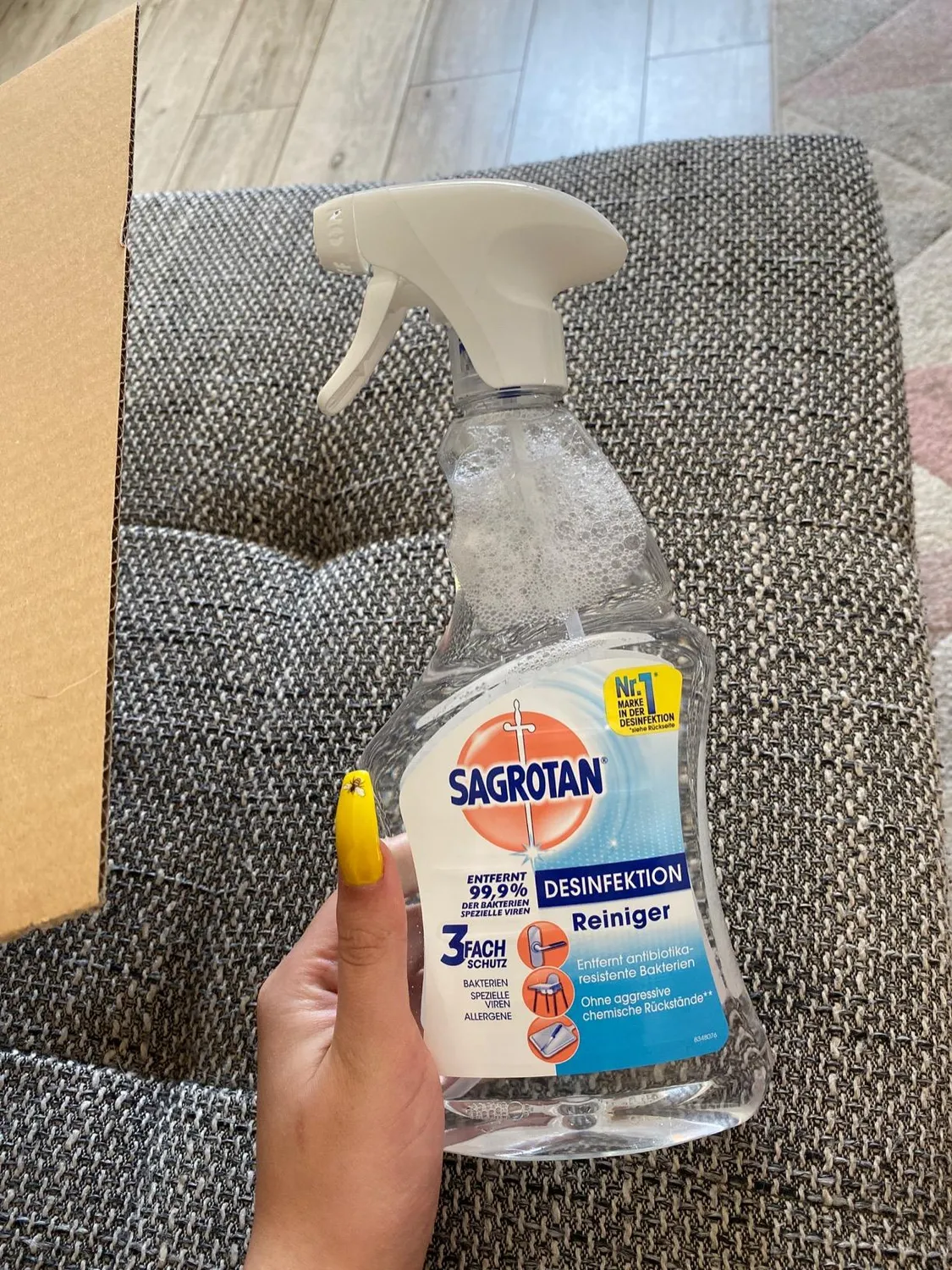 Sagrotan Desinfektions-Reiniger Spray 500ml ohne Bleiche
