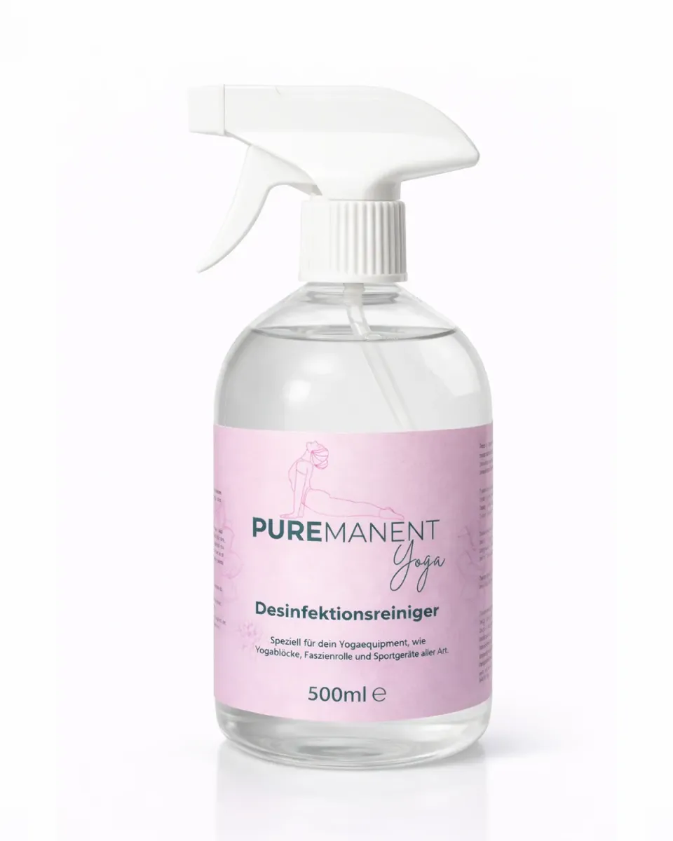Puremanent Yoga Yogamatten-Reiniger Spray 500ml geruchsneutral alkoholfrei