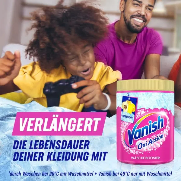Sagrotan Hygienespüler 1,5l + Vanish Oxi Pulver 550g Pink