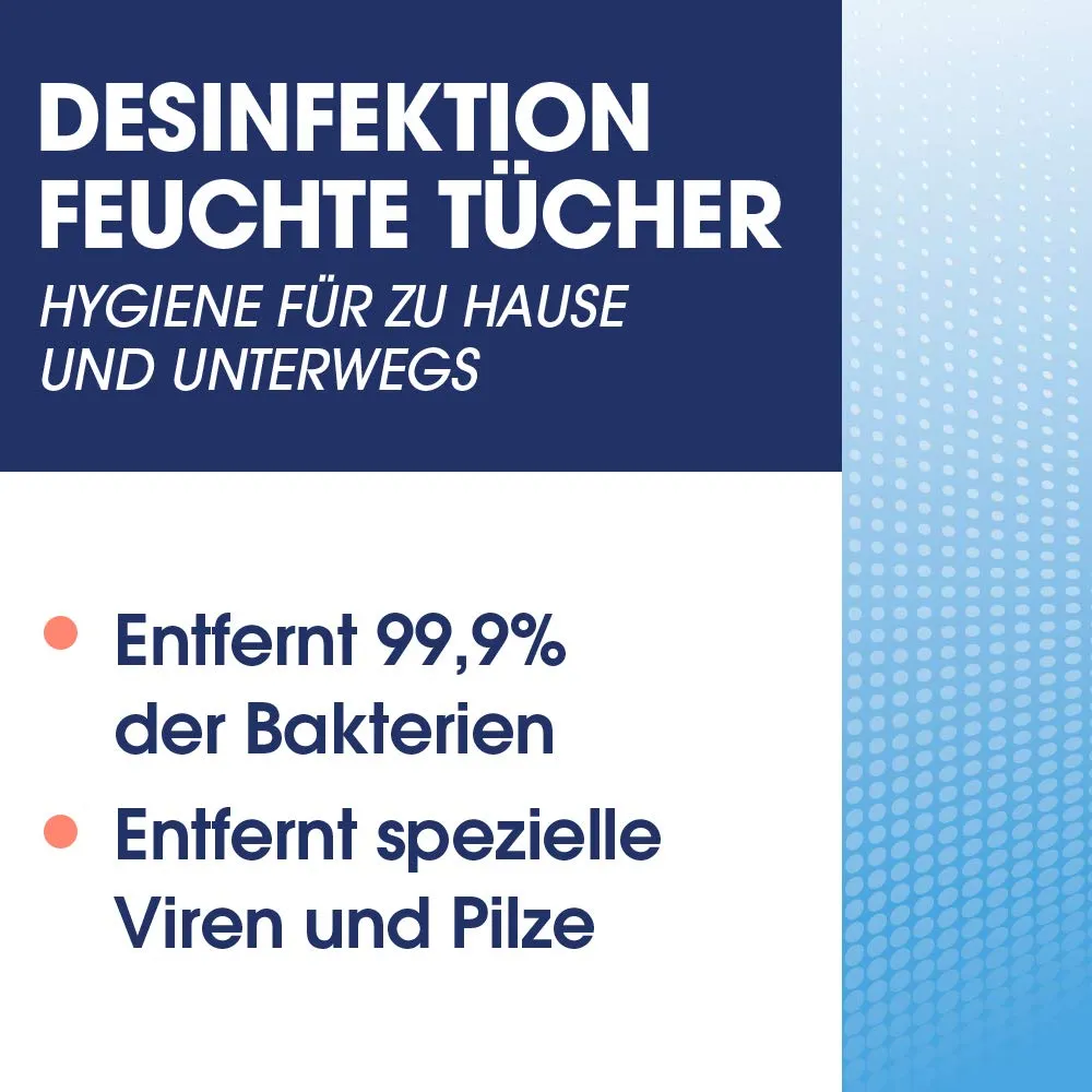 Sagrotan Desinfektionstücher Ozean Feuchttücher 15 Stück
