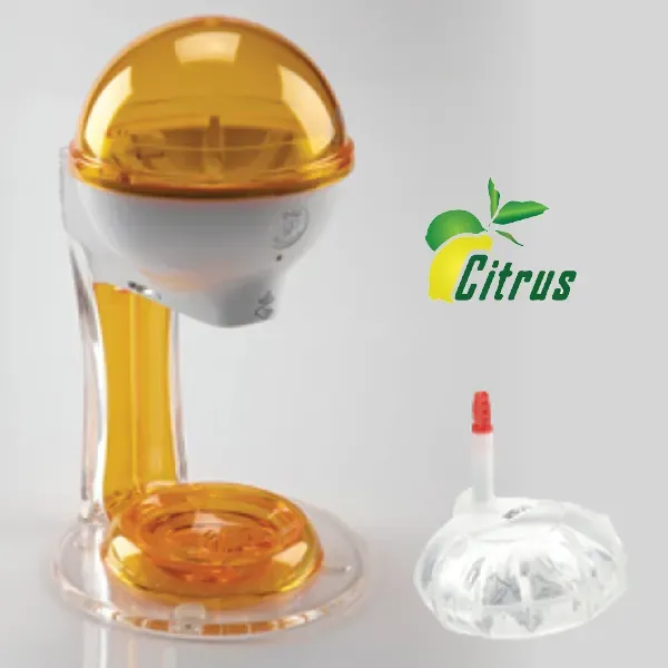 Germstar G2 Desinfektionsspender Starter-Set Weiß/Orange 12oz Citrus