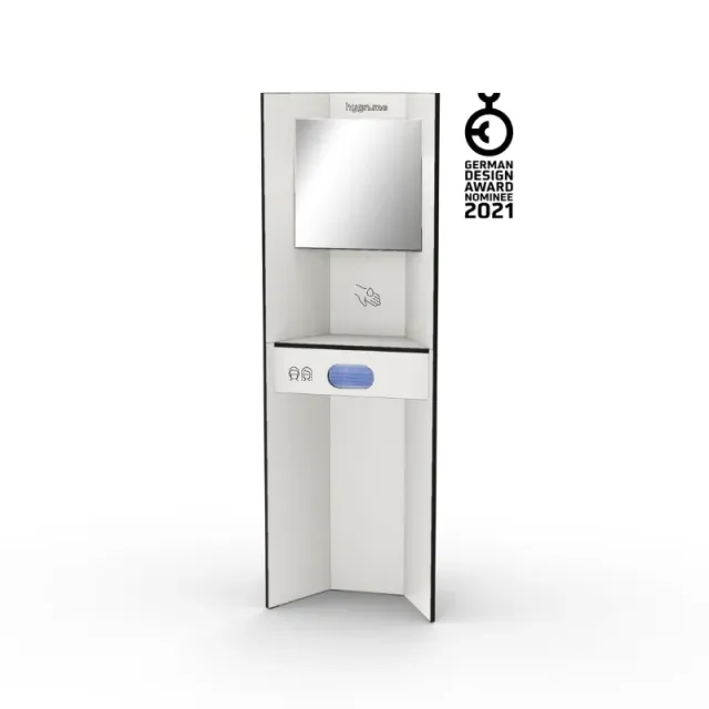 hygn.me Station 1 Essential Desinfektionsspender mit Maskenfach