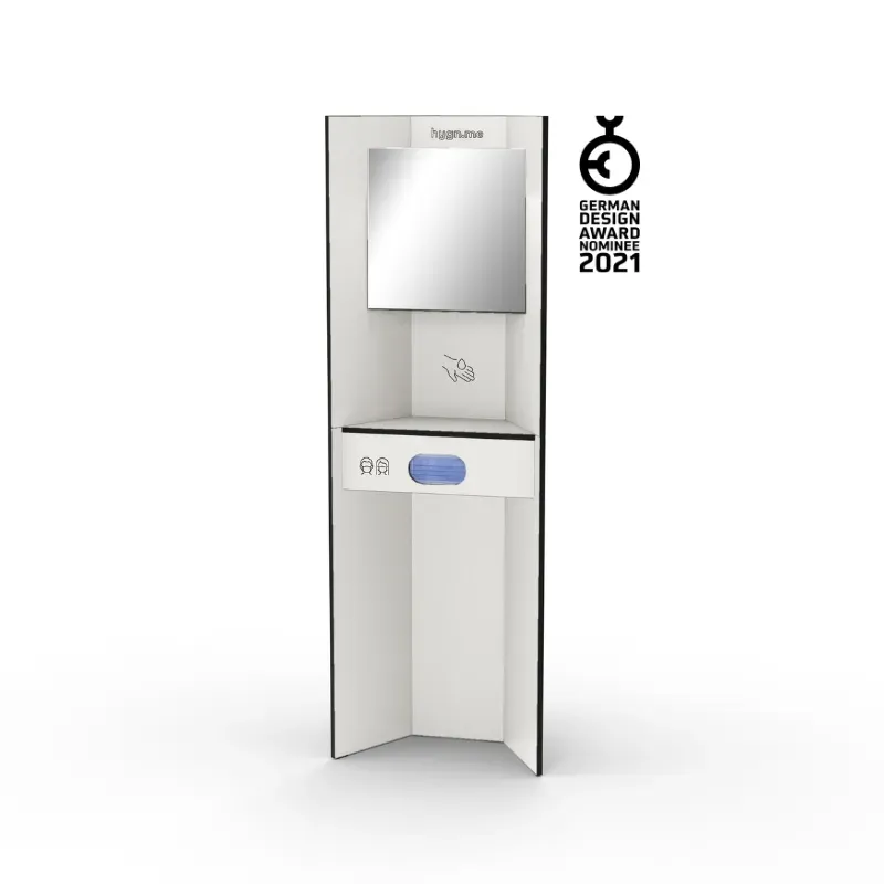hygn.me Station 1 Essential Desinfektionsspender mit Maskenfach