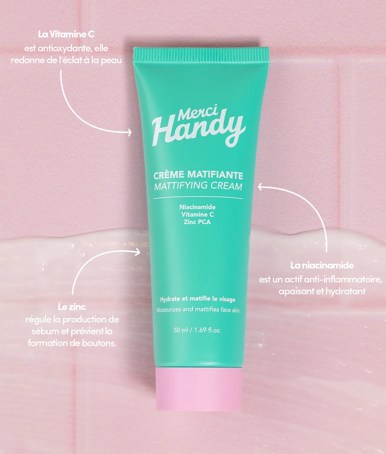 Merci Handy Routine Zéro Brillance Gesichtsset fettige Haut