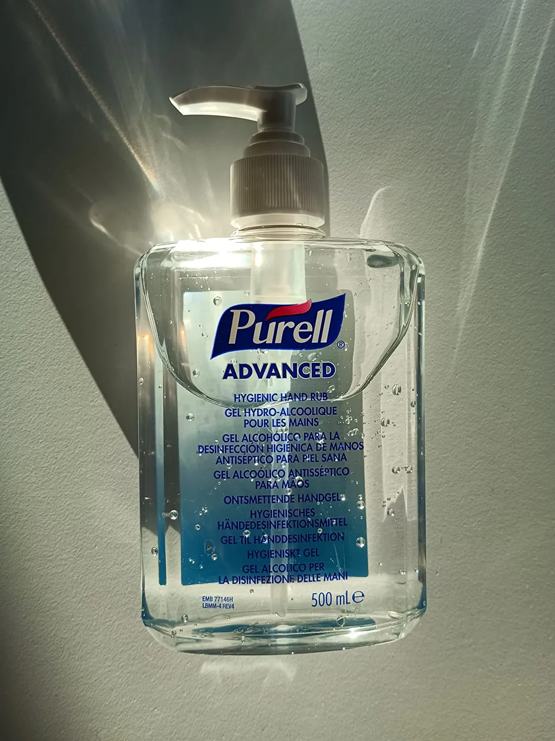 Purell Advanced Händedesinfektionsgel 500ml Pumpflasche unparfümiert