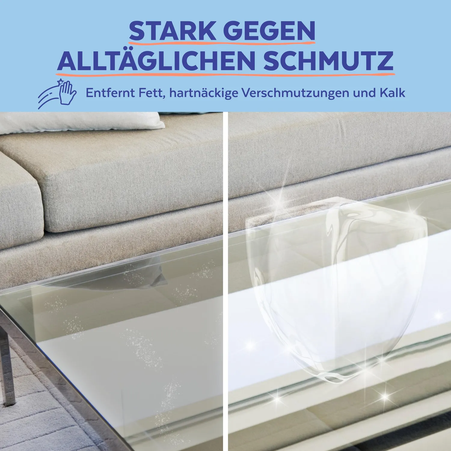 Sagrotan 2in1 Allzweck-Reiniger Spray 6x750 ml Apfel-Blüte