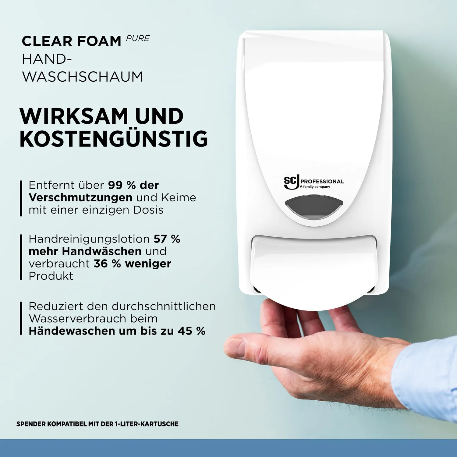 SC Johnson Professional Clear Foam Pure Schaumseife 2x1L duftfrei