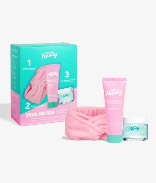 Merci Handy Skin Detox Heroes Gesichtsset 3-teilig Tonerde