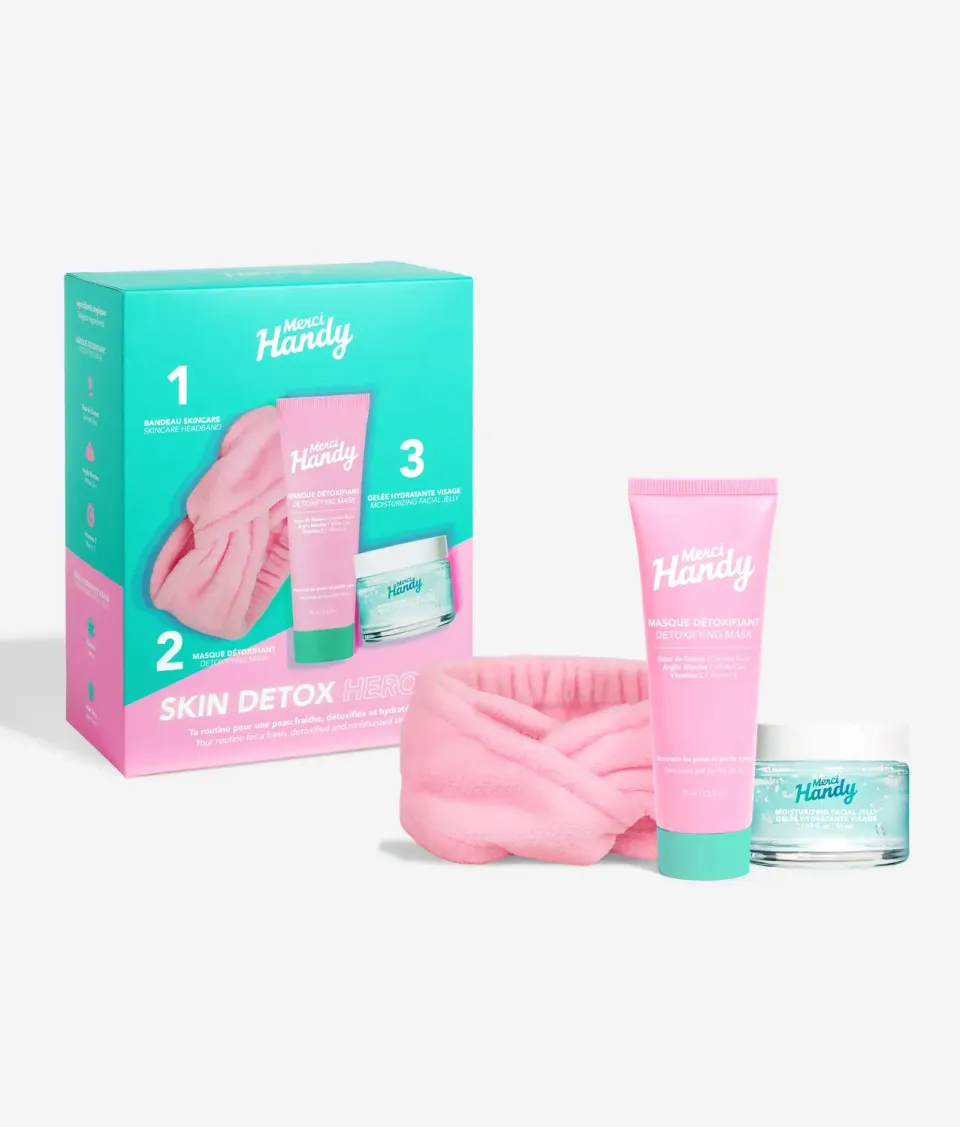 Merci Handy Skin Detox Heroes Gesichtsset 3-teilig Tonerde