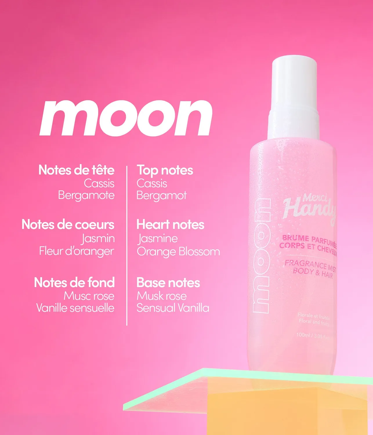 Merci Handy Trio Brumes Haar- und Körperspray 3er Set blumig