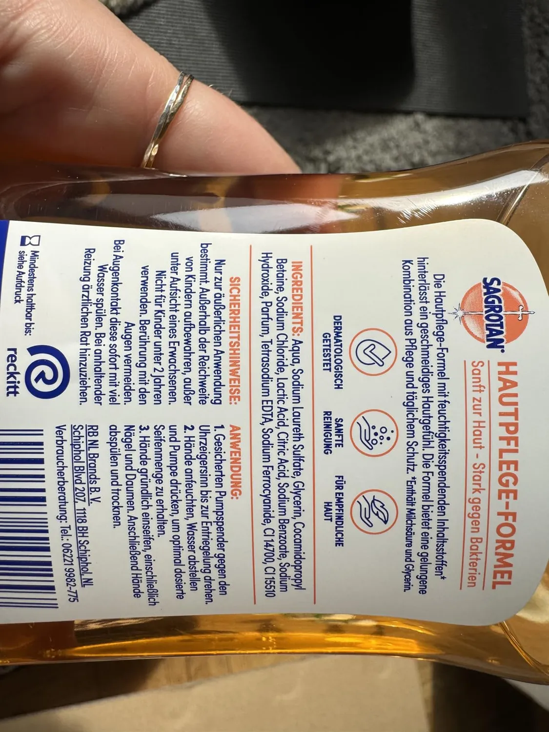 Sagrotan Handseife Manuka Honig Flüssigseife 6x250ml Pflege