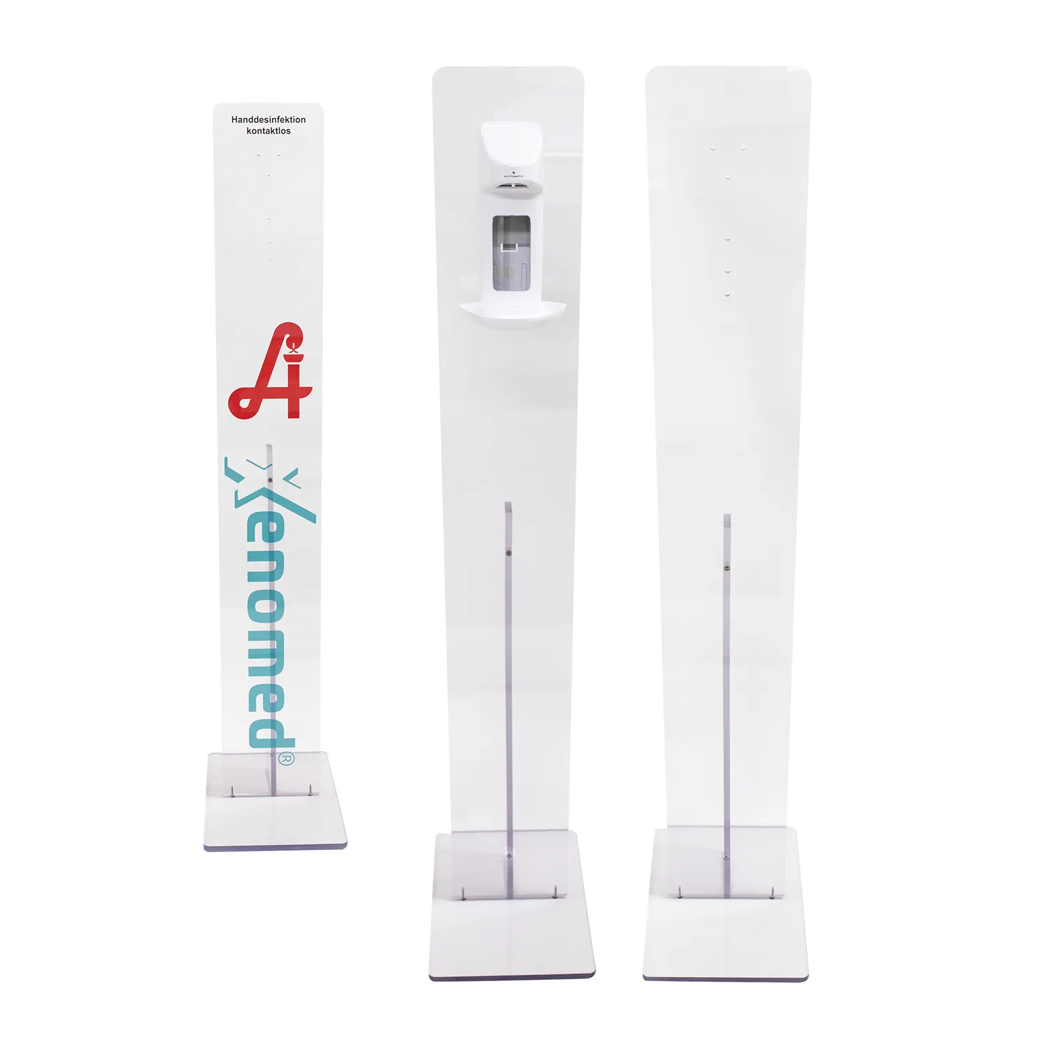 Euraneg SD100 Desinfektionssäule Acryl 148cm Weiß/Transparent