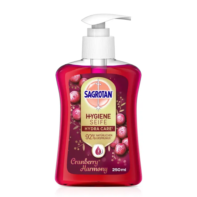 Sagrotan Cranberry Handseife 6x250ml Seifenspender Limited Edition